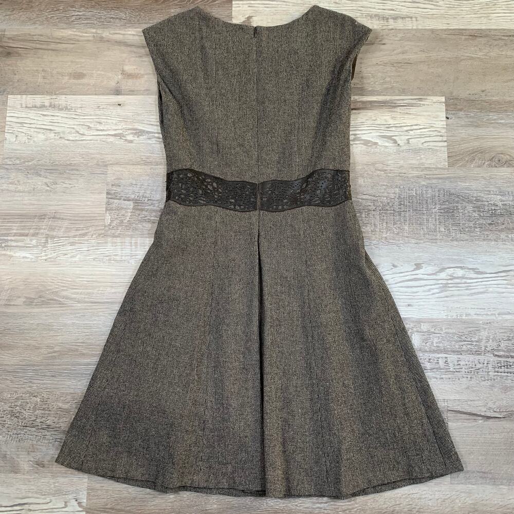 Peruvian Connection Wool Blend Houndstooth Dress … - image 4